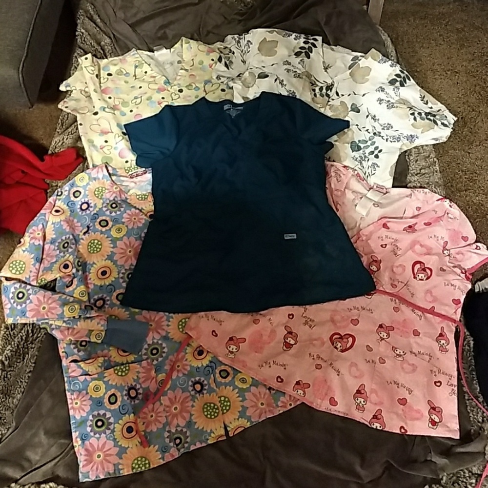 5 XL scrub tops